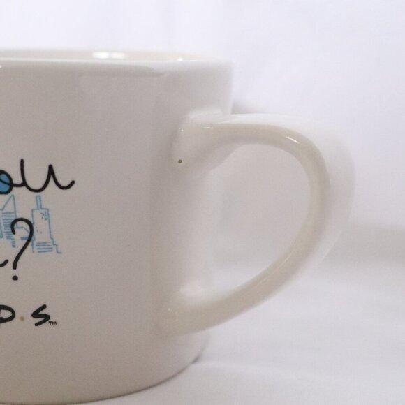 Modern Gourmet Foods White Friends 'How you doin?' Friends Coffee/Tea Mug Cup - Picture 4 of 8